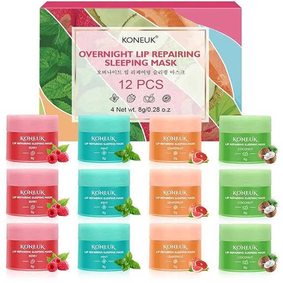 12-Pack Lip Sleeping Mask Set with Vitamin C