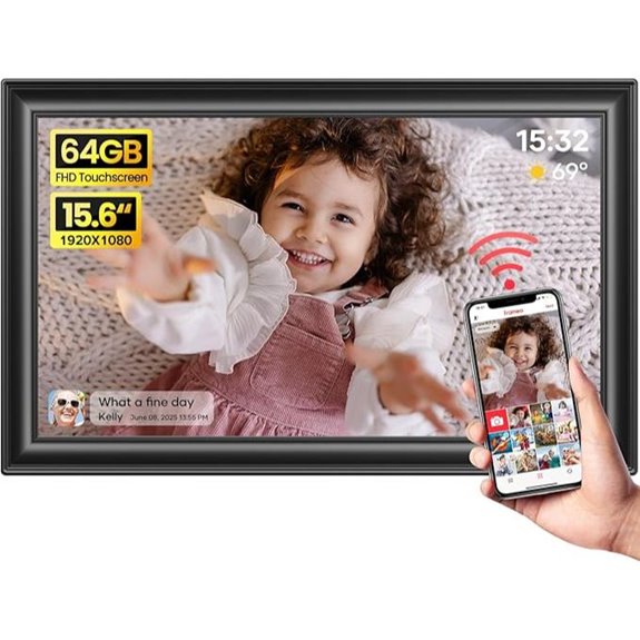 15 6 inch wifi picture frame
