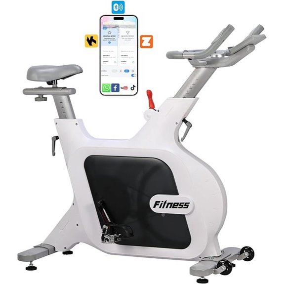 Exercise Bike with 32-Level Magnetic Resistance and LCD Display