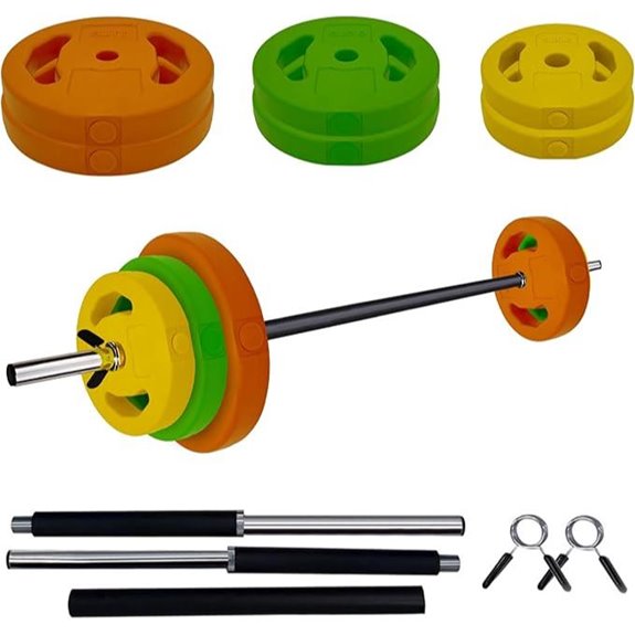40LB Adjustable Barbell Weight Set for Strength