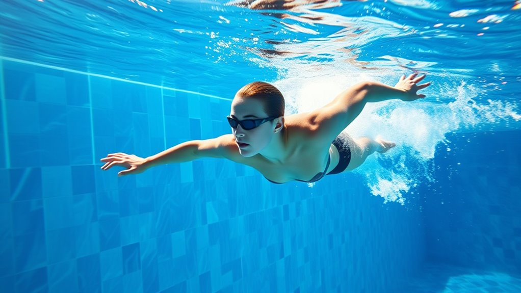 adjust your swimming speed