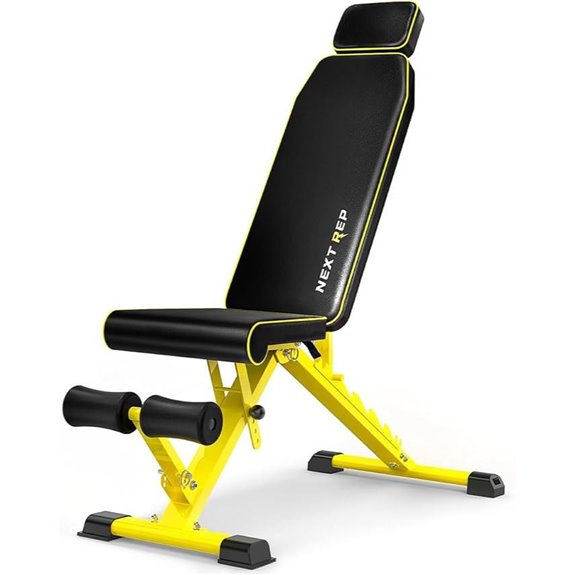 Adjustable 1000 LB Folding Workout Bench for Home