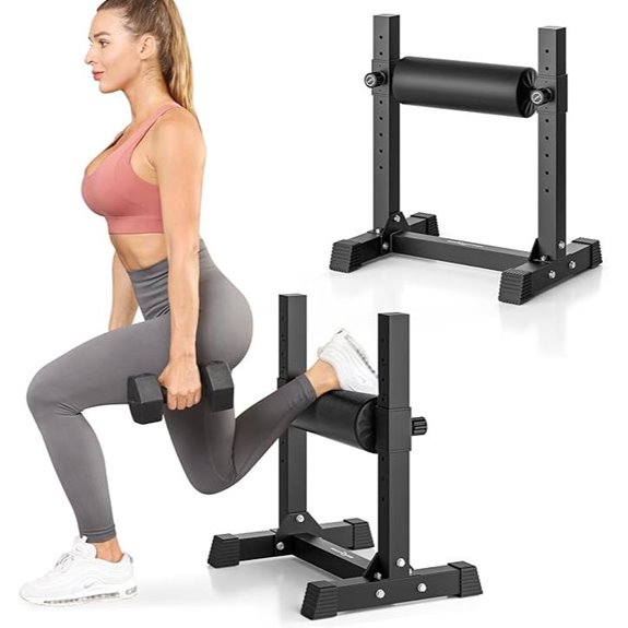 BODYRHYTHM Bulgarian Split Squat Stand with Adjustable Heights