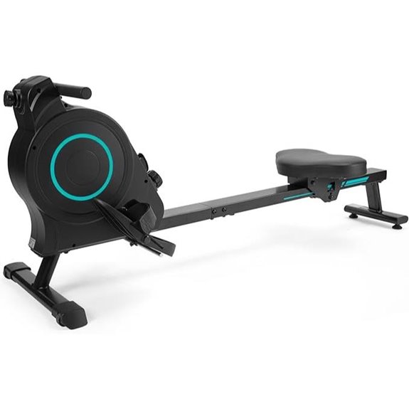 Compact Home Rowing Machine with Adjustable Resistance