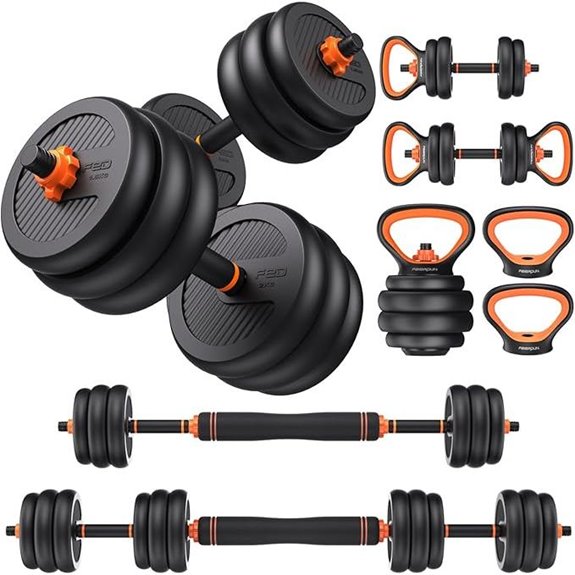 Feierdun Adjustable Dumbbell Set for Home Gym