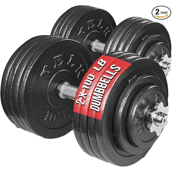 TELK Adjustable Dumbbell Set for Home Gym