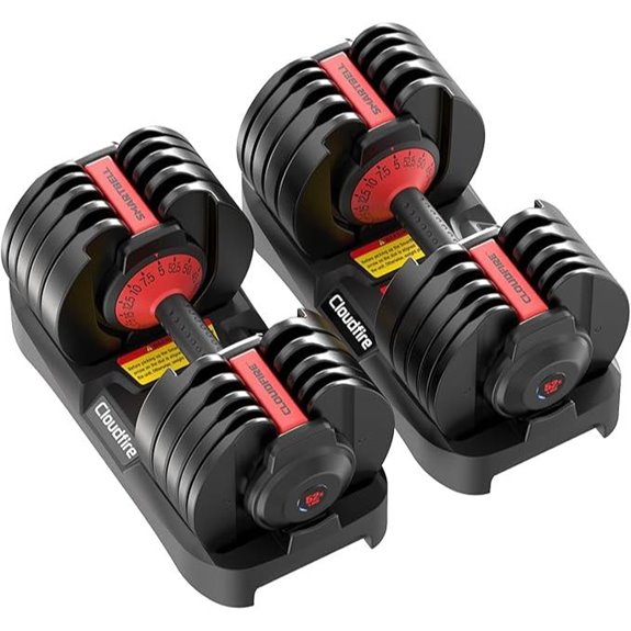 Adjustable Dumbbell Set of 2 for Home Workout