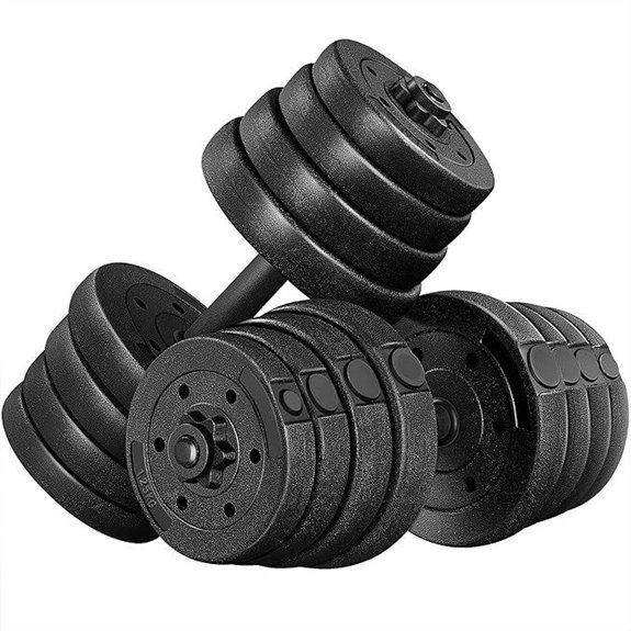 Yaheetech Adjustable Dumbbell Set for Home Gym