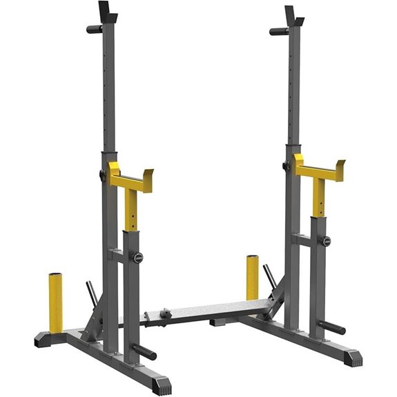 K KiNGKANG Adjustable Squat Rack for Home Gym