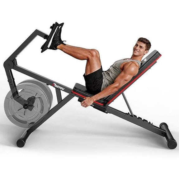 PASYOU Adjustable Leg Press Machine for Home Gym
