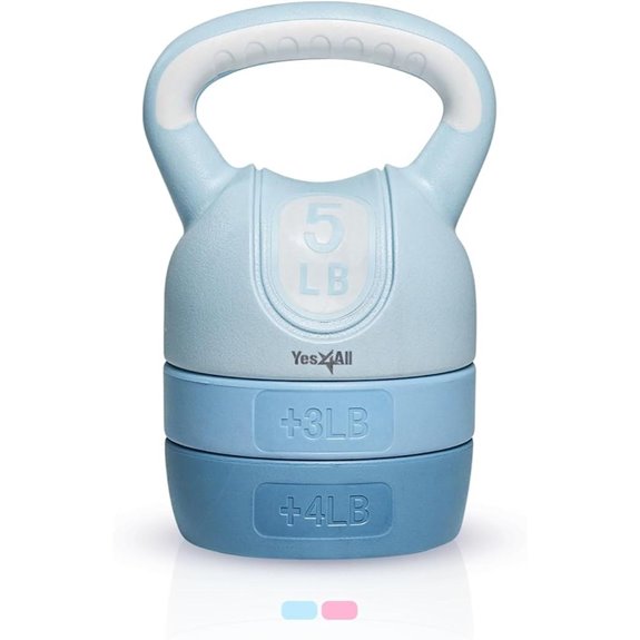 Yes4All Adjustable Kettlebell Set for Strength Training