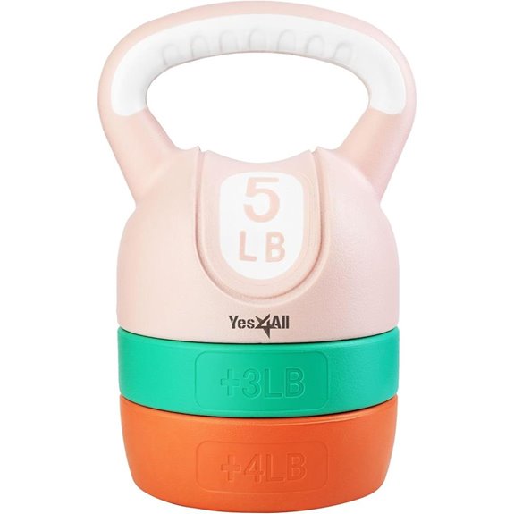 Yes4All Adjustable Kettlebell Set for Strength Training