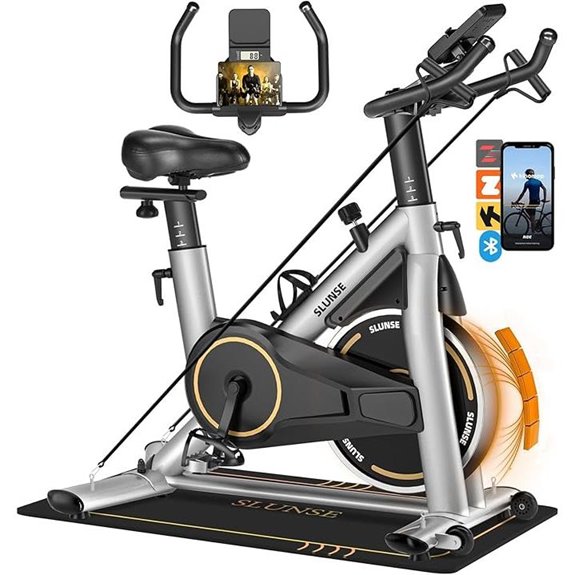 Adjustable Magnetic Exercise Bike with Digital Monitor