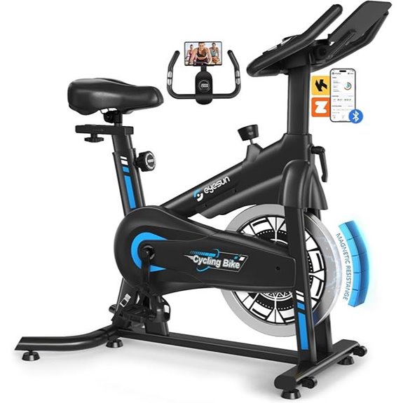 Indoor Magnetic Exercise Bike with Adjustable Resistance