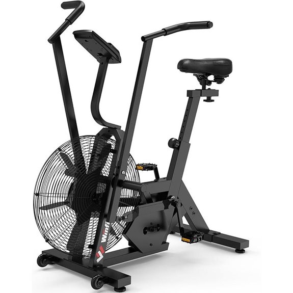 Air Resistance Exercise Bike with Adjustable Monitor