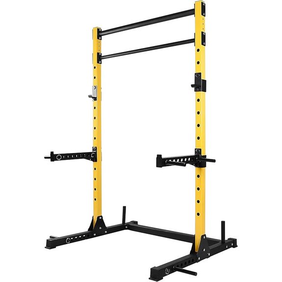 HulkFit Adjustable Power Cage with Pull-Up Bars