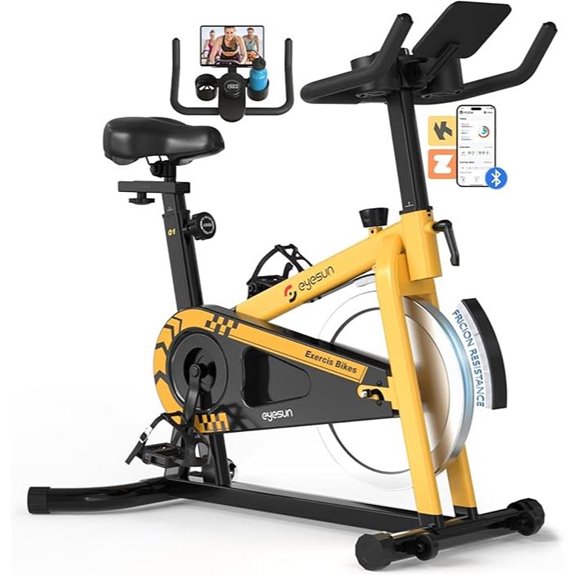 Indoor Exercise Bike with Adjustable Resistance