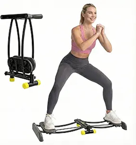 Ski Trainer with Adjustable Resistance Bands for Full Body