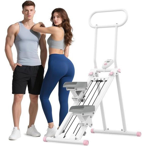 HXD-ERGO Vertical Climber Stair Stepper with Adjustable Resistance