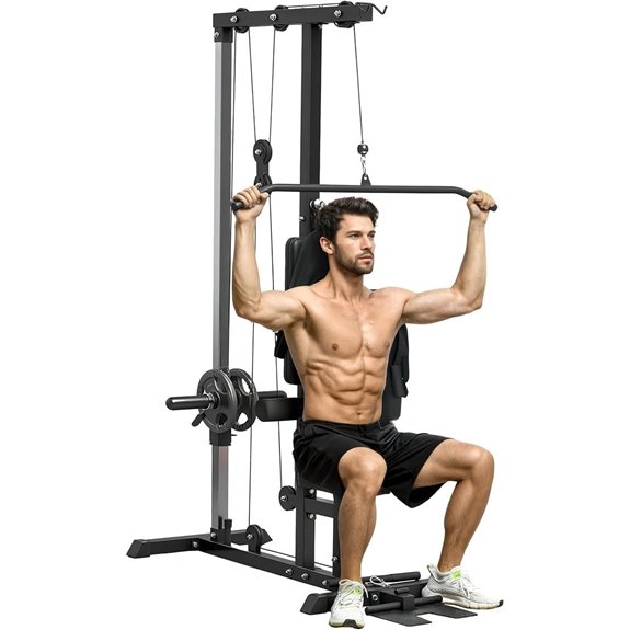 Soozier LAT Machine with Adjustable Seat and Pulley
