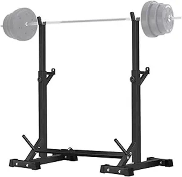 CANPA Adjustable Squat Rack & Weight Lifting Stand