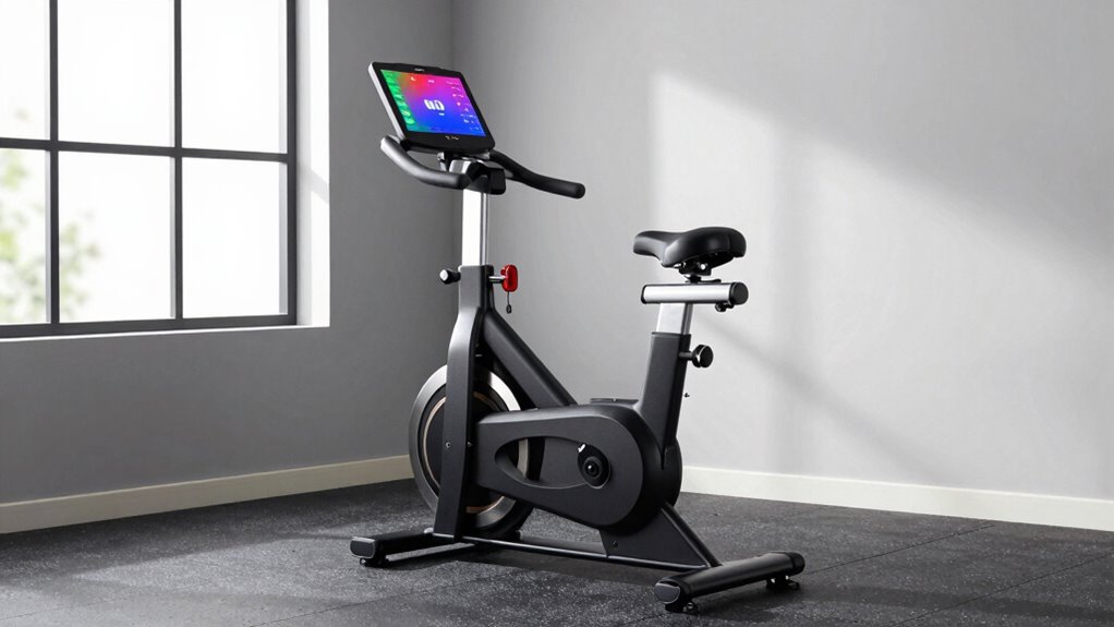affordable screen equipped exercise bikes
