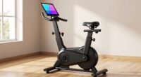 affordable screen exercise bikes