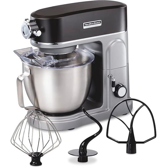 Hamilton Beach 63240 All-Metal Stand Mixer with Attachments