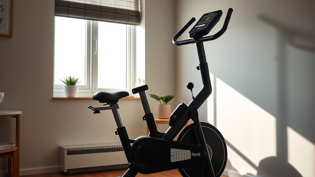 apartment friendly exercise bike features