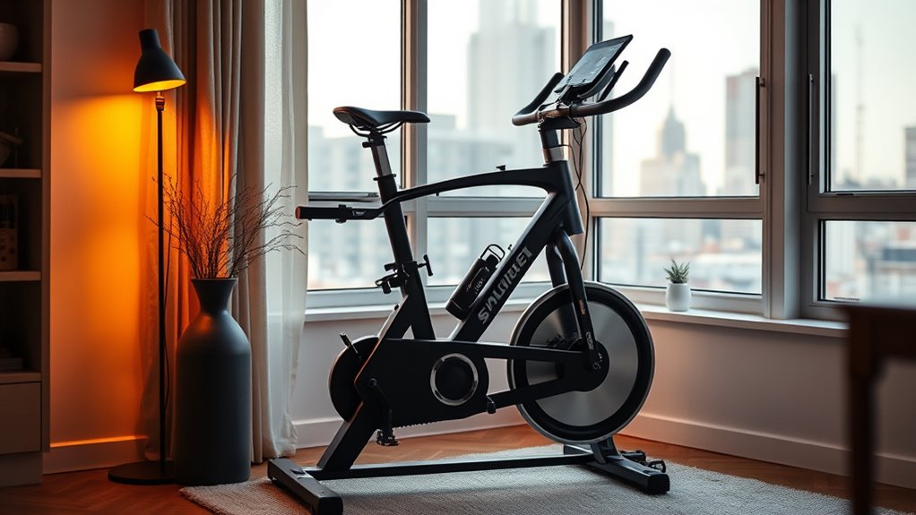 apartment friendly exercise bike features