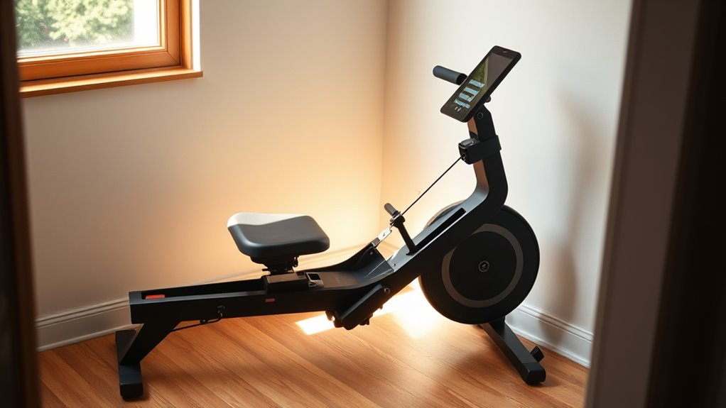 apartment friendly rowing machine
