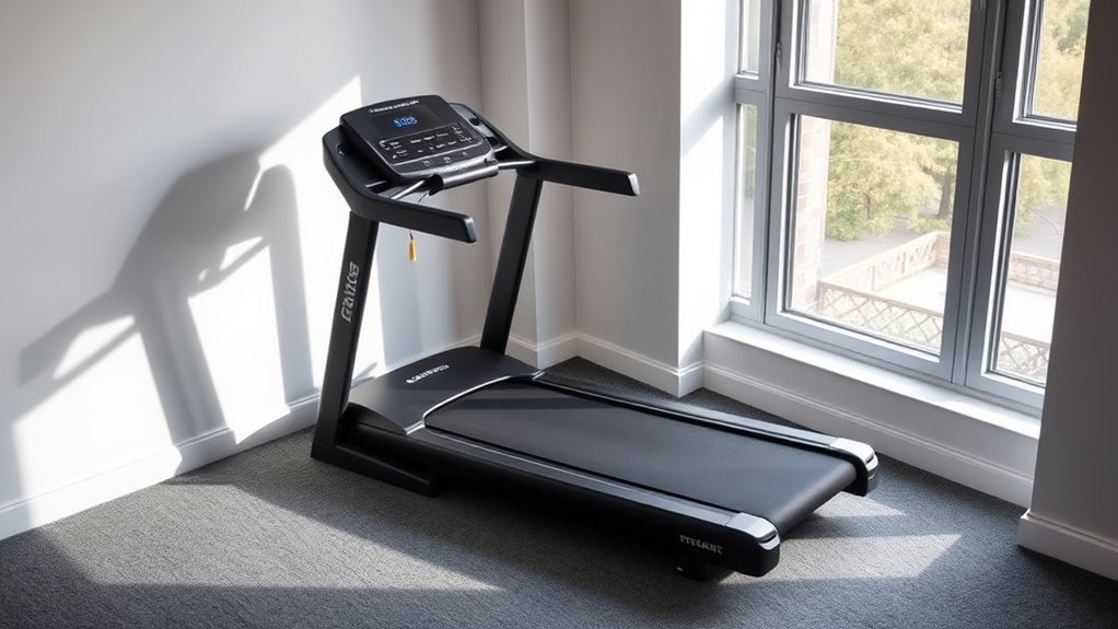 apartment friendly treadmill features
