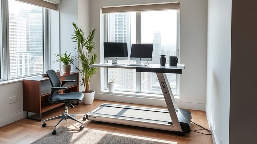 apartment friendly treadmill features