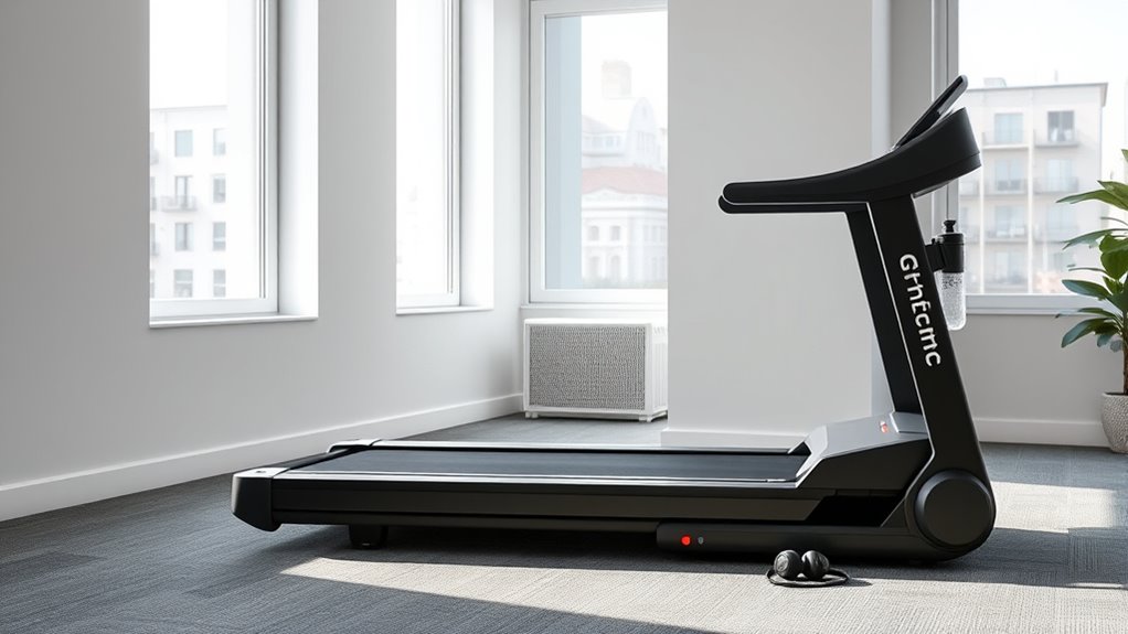 apartment friendly treadmill features