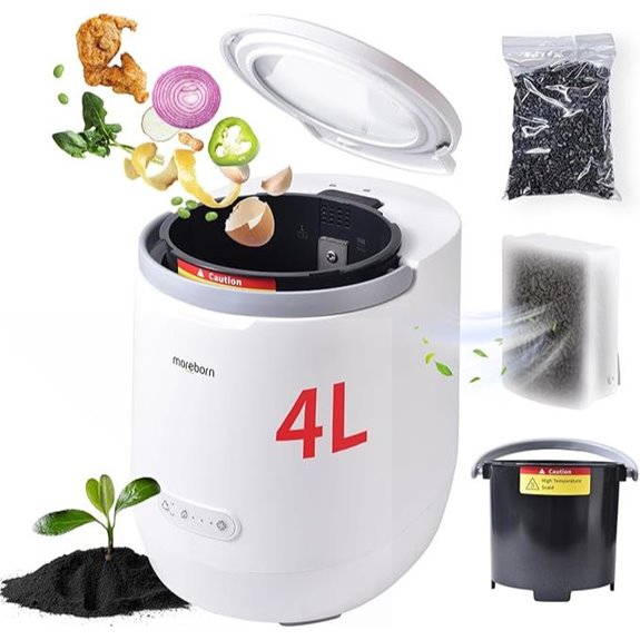Electric Indoor Compost Bin with Auto-Cleaning