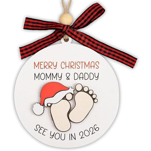Baby First 2025 Expecting Baby Ornament Gift