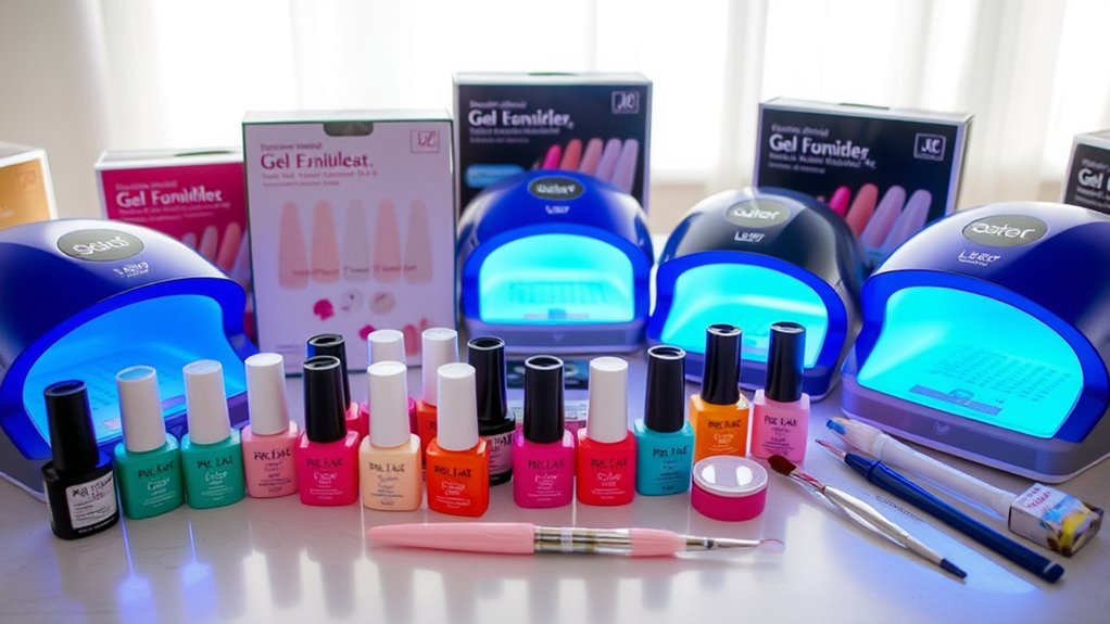beginner friendly gel nail kit