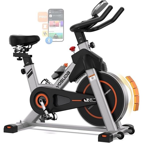 YOSUDA Exercise Bike with App & Tablet Holder
