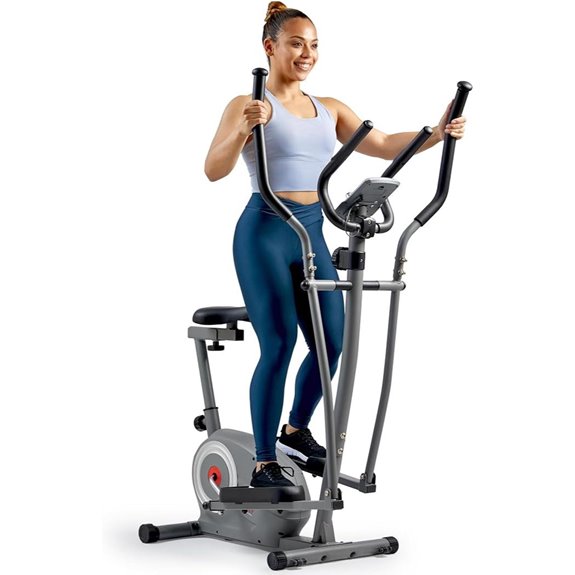 bluetooth enabled 2 in 1 elliptical