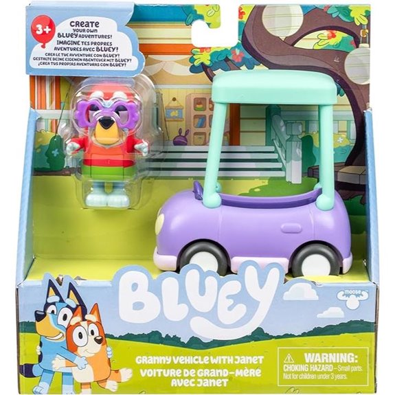 Bluey Toddler Toy Car for Ages 3