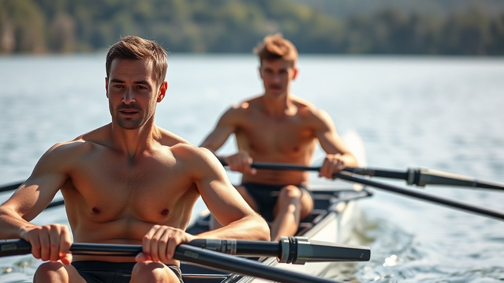 breath control enhances rowing efficiency