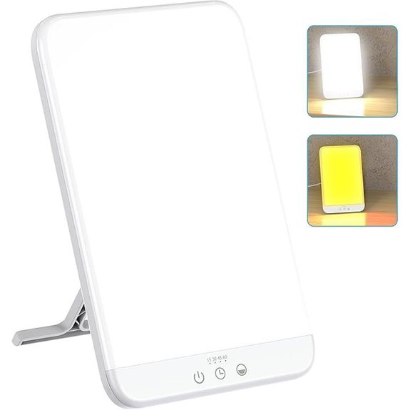 Wobrikosee Light Therapy Lamp with Brightness & Timer