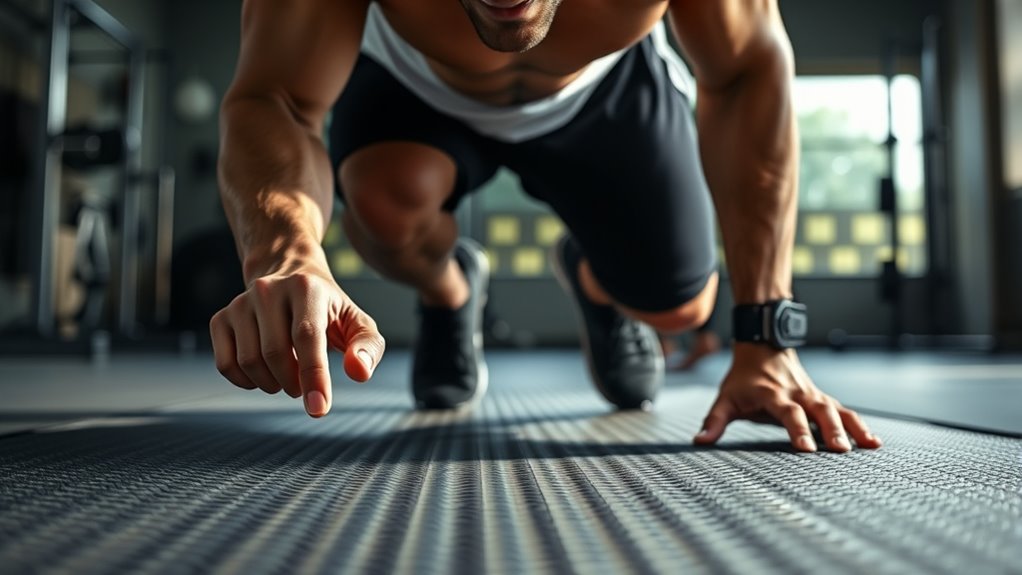 build strength with knee push ups