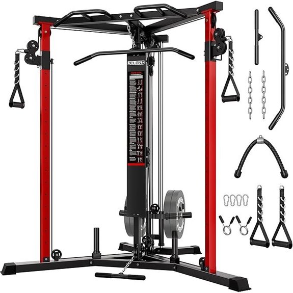 CC01 Fitness Cable Crossover Machine with Pulley System