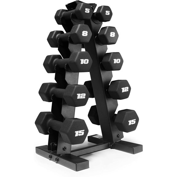 colorful neoprene dumbbell sets