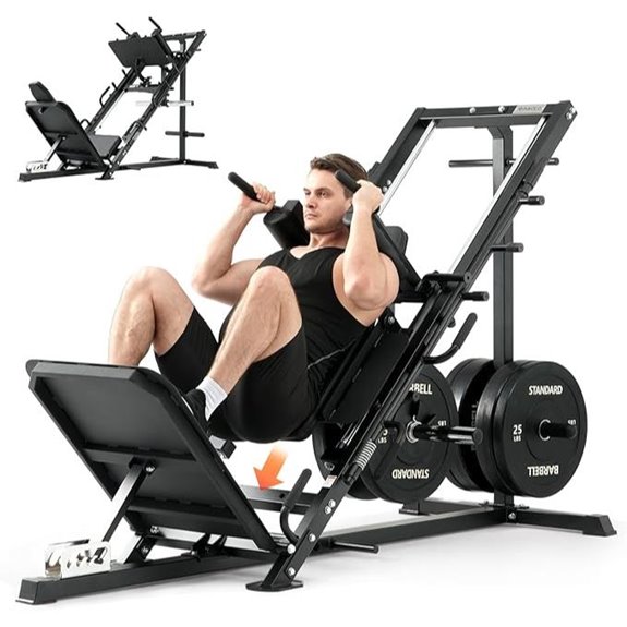 combined leg press machine