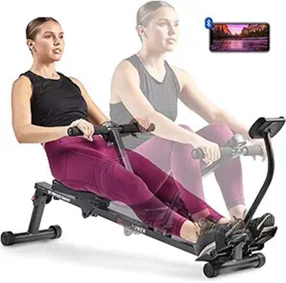 compact adjustable rowing machine