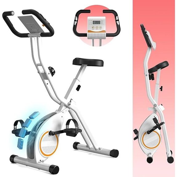 Foldable Indoor Exercise Bike for Small Spaces