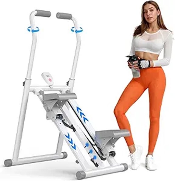 MERACH Compact Folding Stair Stepper for Full-Body Workout