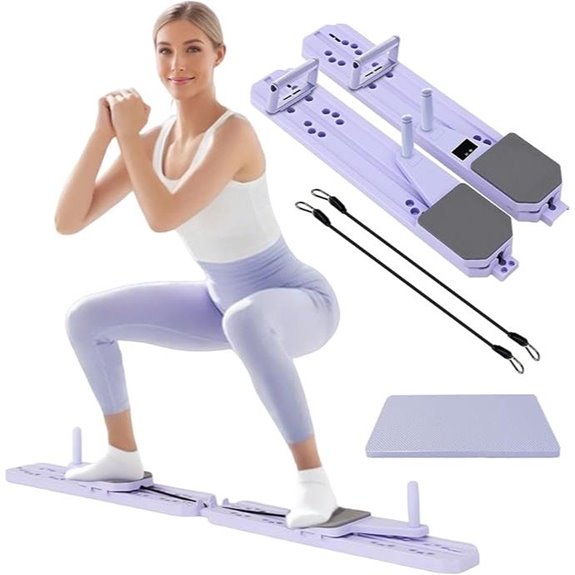 Foldable Ski Machine for Home Workout and Toning